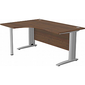 SmartLine Ergonomic Radial Cable Managed Office Desks - Office Desks