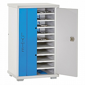 LapCabby Lyte 10H Tablet Charging and Storage Cabinet