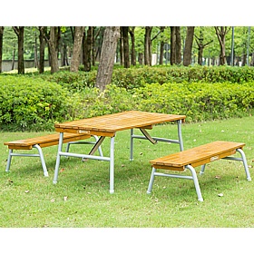 Wisdom Outdoor Stacking Benches - School Furniture