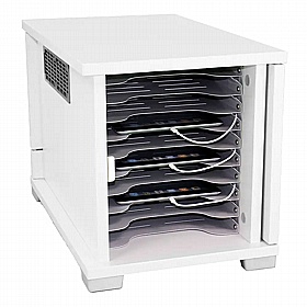 LapCabby Lyte 10H Single Door Tablet Charging and Storage Cabinet
