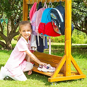 Outdoor Mobile Double Sided Cloakroom Racks - School Furniture