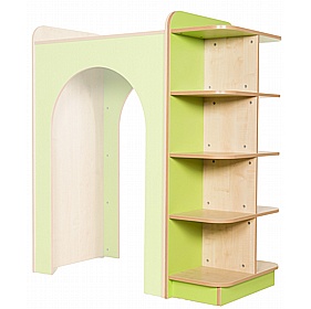 KubbyClass D-End Cap Library Bookcases - School Furniture