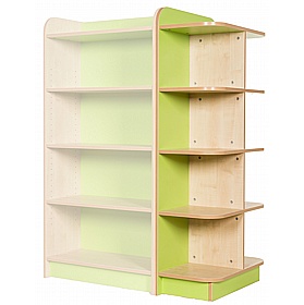 KubbyClass D-End Cap Library Bookcases - School Furniture