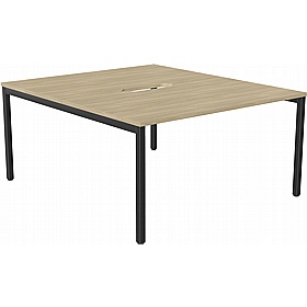 SmartLine 2 Person Back to Back Bench Office Desking - Office Desks