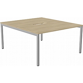 SmartLine 2 Person Back to Back Bench Office Desking - Office Desks
