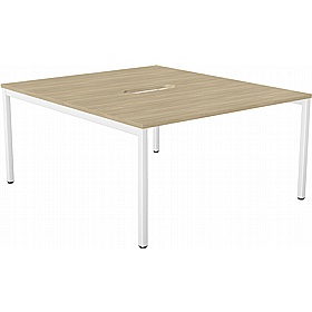SmartLine 2 Person Back to Back Bench Office Desking - Office Desks