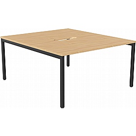 SmartLine 2 Person Back to Back Bench Office Desking - Office Desks