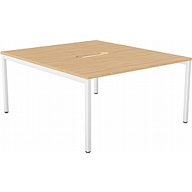 SmartLine 2 Person Back to Back Bench Office Desking - Office Desks