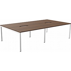 SmartLine 4 Person Back to Back Bench Office Desking - Office Desks