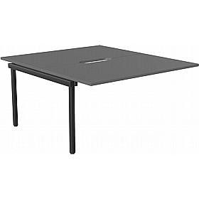 SmartLine Rectangular Back to Back Bench Extension Desks