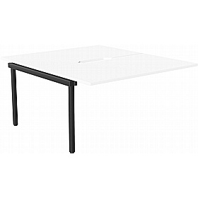 SmartLine Rectangular Back to Back Bench Extension Desks - Office Desks