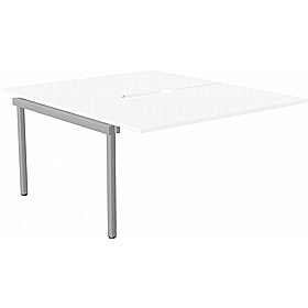 SmartLine Rectangular Back to Back Bench Extension Desks - Office Desks