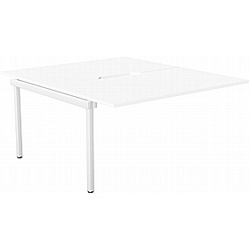 SmartLine Rectangular Back to Back Bench Extension Desks - Office Desks