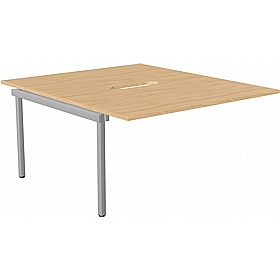 SmartLine Rectangular Back to Back Bench Extension Desks - Office Desks