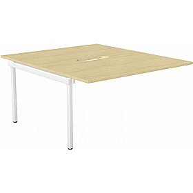 SmartLine Rectangular Back to Back Bench Extension Desks - Office Desks