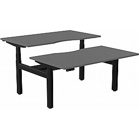 SmartLine Pro 2 Person Back to Back Sit Stand Office Desks