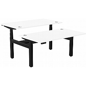 SmartLine Pro 2 Person Back to Back Sit Stand Office Desks - Office Desks