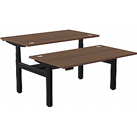 SmartLine Pro 2 Person Back to Back Sit Stand Office Desks - Office Desks