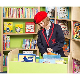 KubbyClass Library Tall Double Book Browser - School Furniture