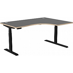 SmartLine Pro Ergonomic Radial Sit Stand Office Desks