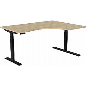 SmartLine Pro Ergonomic Radial Sit Stand Office Desks - Office Desks