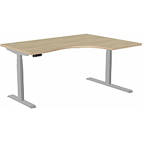 SmartLine Pro Ergonomic Radial Sit Stand Office Desks - Office Desks