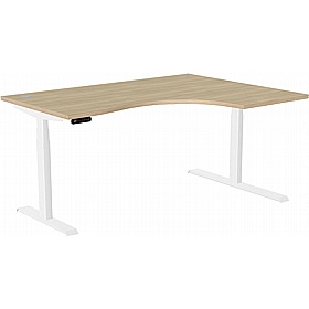 SmartLine Pro Ergonomic Radial Sit Stand Office Desks - Office Desks