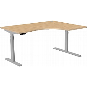 SmartLine Pro Ergonomic Radial Sit Stand Office Desks - Office Desks