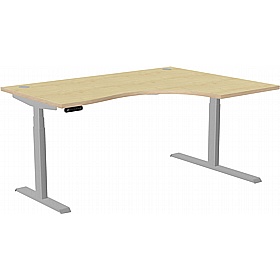 SmartLine Pro Ergonomic Radial Sit Stand Office Desks - Office Desks