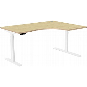 SmartLine Pro Ergonomic Radial Sit Stand Office Desks - Office Desks