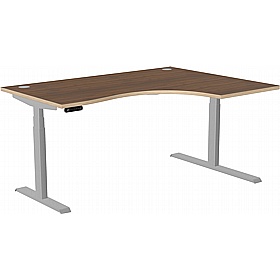 SmartLine Pro Ergonomic Radial Sit Stand Office Desks - Office Desks