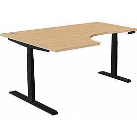 SmartLine Pro Ergonomic Radial Sit Stand Office Desks - Office Desks
