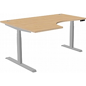 SmartLine Pro Ergonomic Radial Sit Stand Office Desks - Office Desks