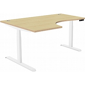 SmartLine Pro Ergonomic Radial Sit Stand Office Desks - Office Desks