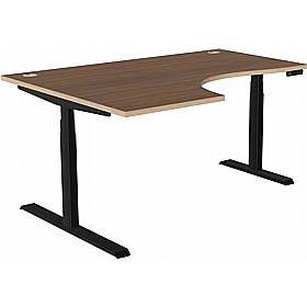 SmartLine Pro Ergonomic Radial Sit Stand Office Desks - Office Desks