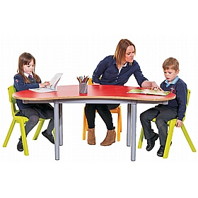 KubbyClass Kidney Bean School Tables - School Furniture