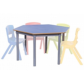 KubbyClass Hexagonal School Tables - School Furniture