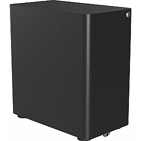 Moda Narrow Under Desk Mobile Steel Pedestals