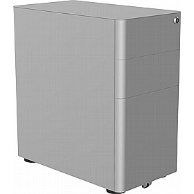 Moda Narrow Under Desk Mobile Steel Pedestals - Office Storage