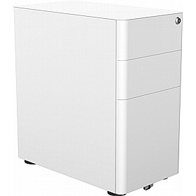 Moda Narrow Under Desk Mobile Steel Pedestals - Office Storage