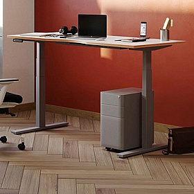 Moda Narrow Under Desk Mobile Steel Pedestals - Office Storage