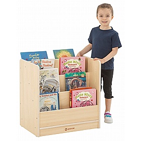 Bright Beginnings Double Sided Nursery and Library Bookcase - School Furniture