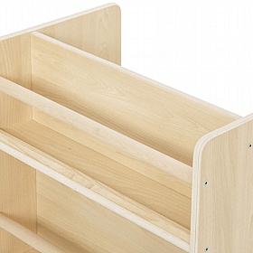 Bright Beginnings Double Sided Nursery and Library Bookcase - School Furniture