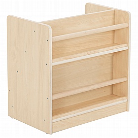 Bright Beginnings Double Sided Nursery and Library Bookcase - School Furniture