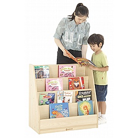 Bright Beginnings Single Sided Nursery and Library Bookcase - School Furniture