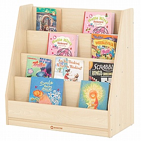 Bright Beginnings Single Sided Nursery and Library Bookcase - School Furniture