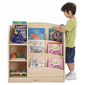 Bright Beginnings Combination Nursery and Library Bookcase - School Furniture