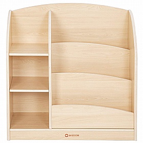 Bright Beginnings Combination Nursery and Library Bookcase - School Furniture