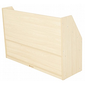 Bright Beginnings Single Sided Nursery and Library Bookcase and Tray Storage - School Furniture