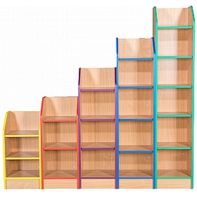 Folio Premium Library Narrow Bookcases - School Furniture